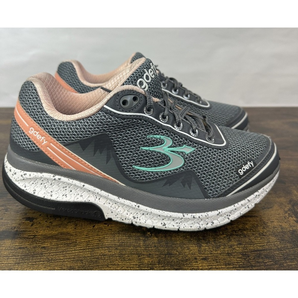 Gravity Defyer G-defy Orthopedic Walking Sneakers Women's Size 8 Shoes Gray Pink - Picture 11 of 16